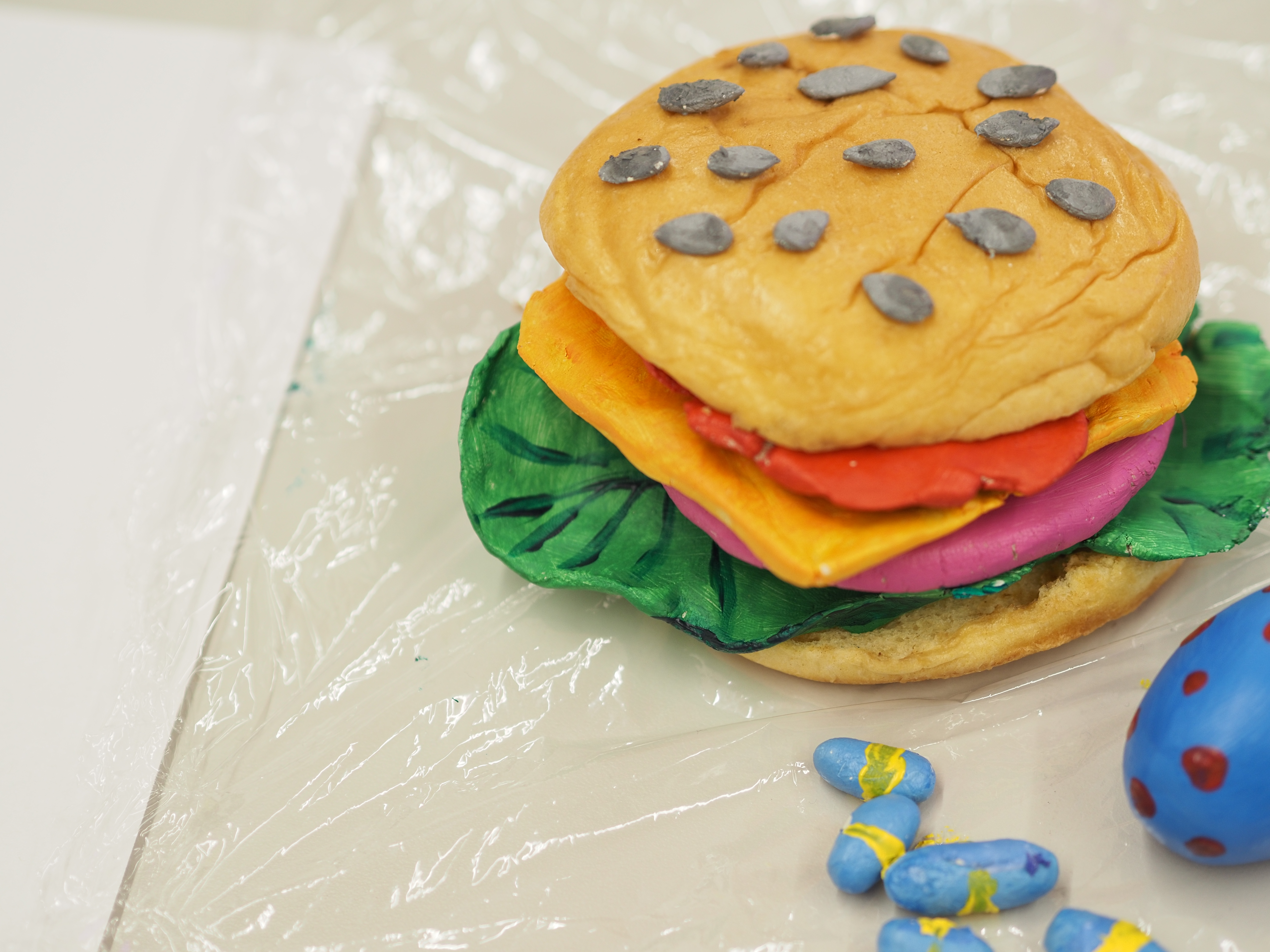 (updated April18, 2024) using clay to represent the most common food allergens. The data shows the number of Americans affected by each allergen, ranging from shellfish (8.4 million) to sesame (0.7million).