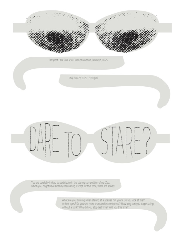 This is an invitation to come stare.