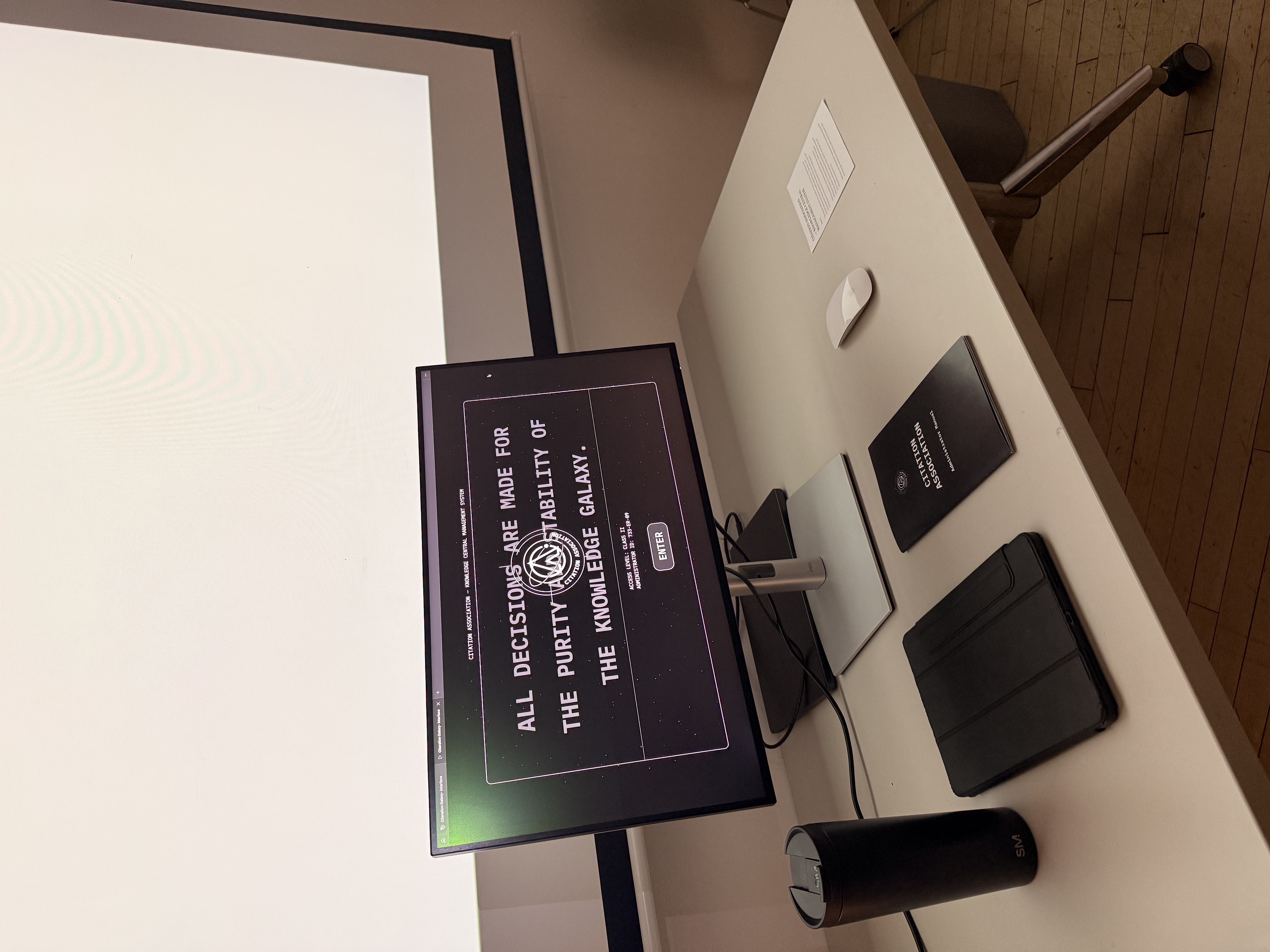 the exhibition environment on site