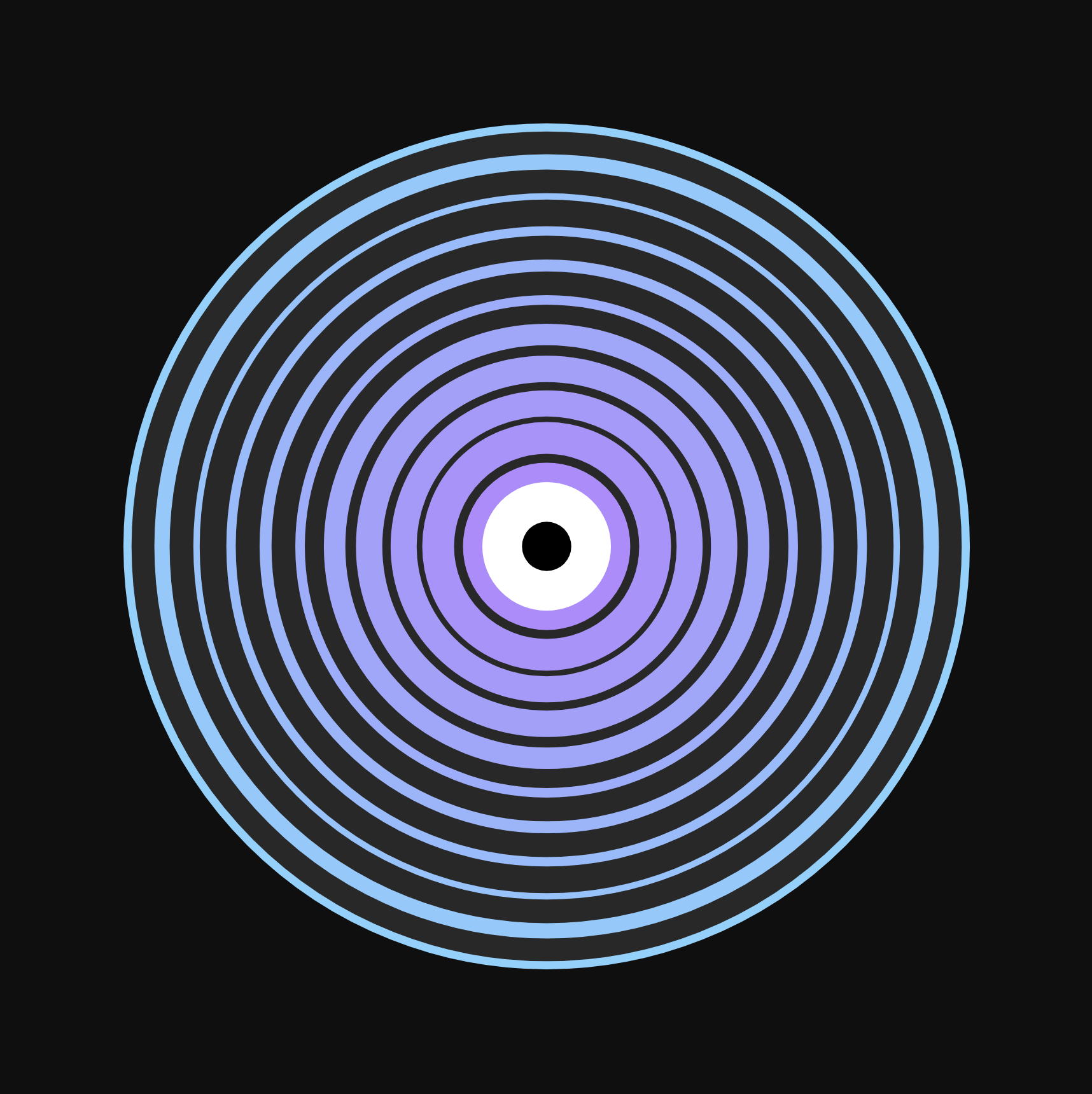 Image of just the Vinyl graphic, showing the many rings.
