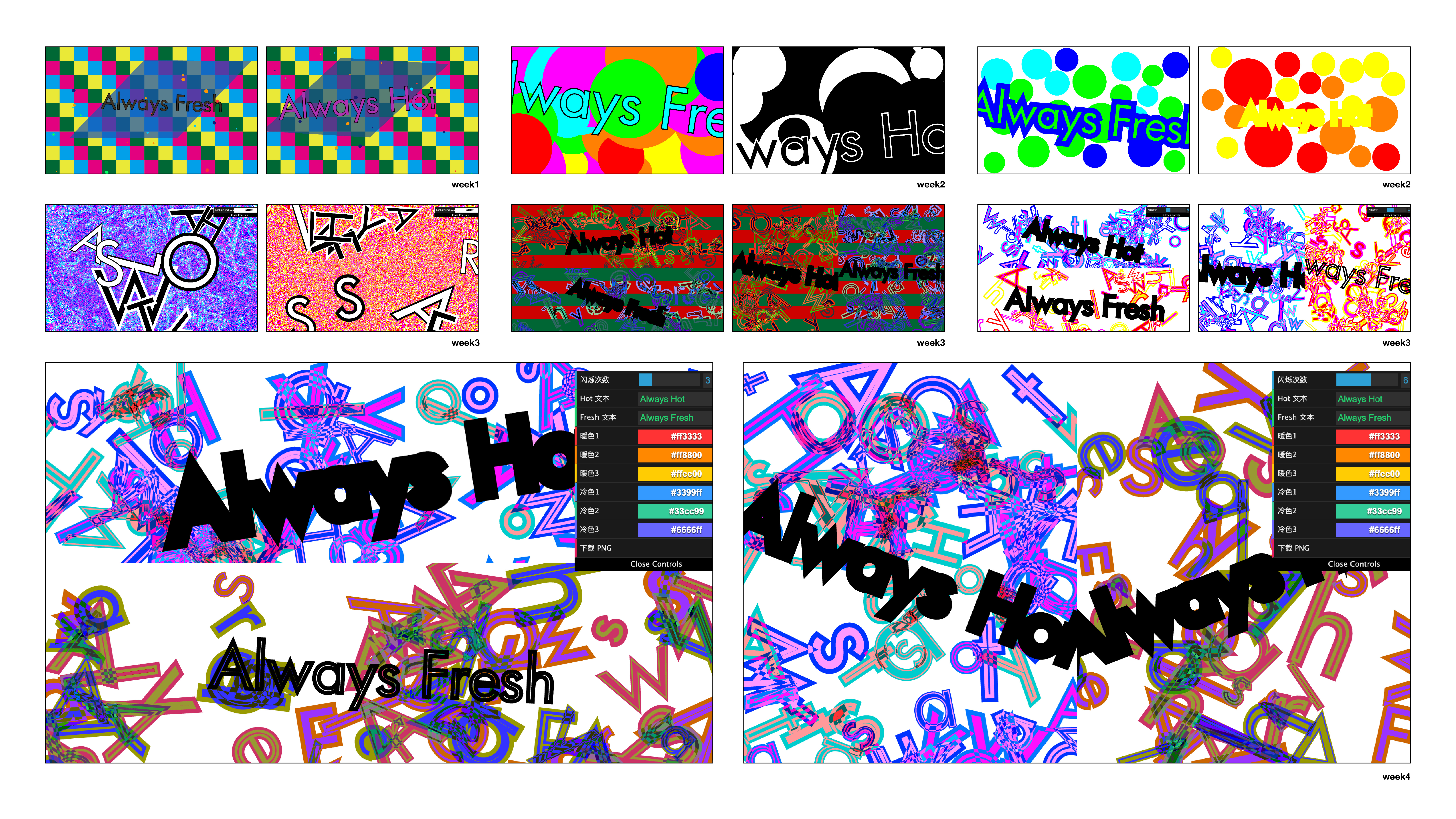 the process of project one.