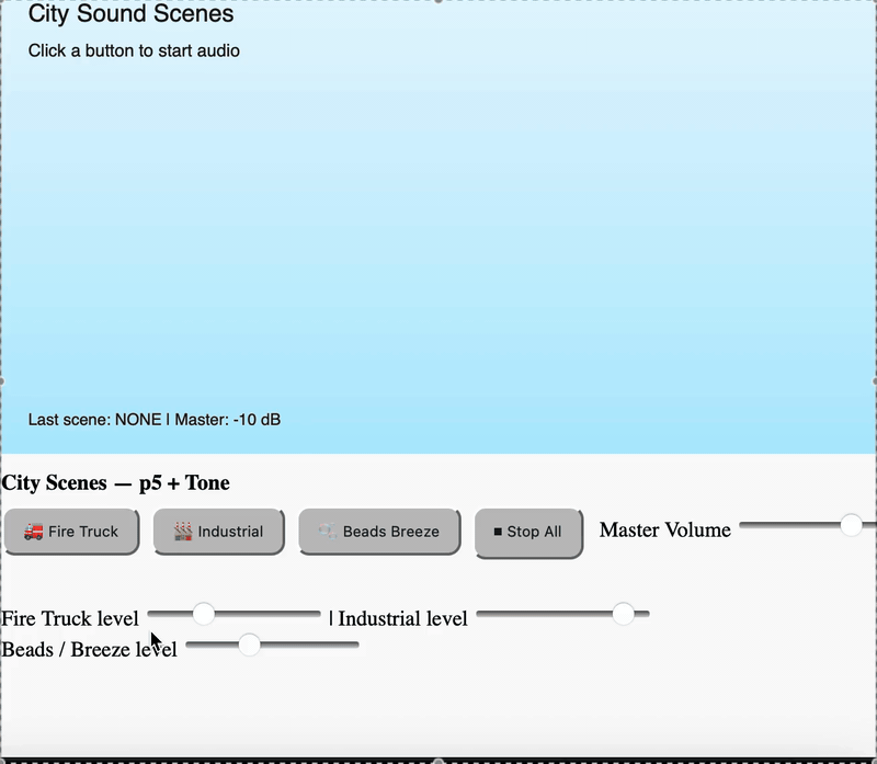 Sound Sculpture Code Recording