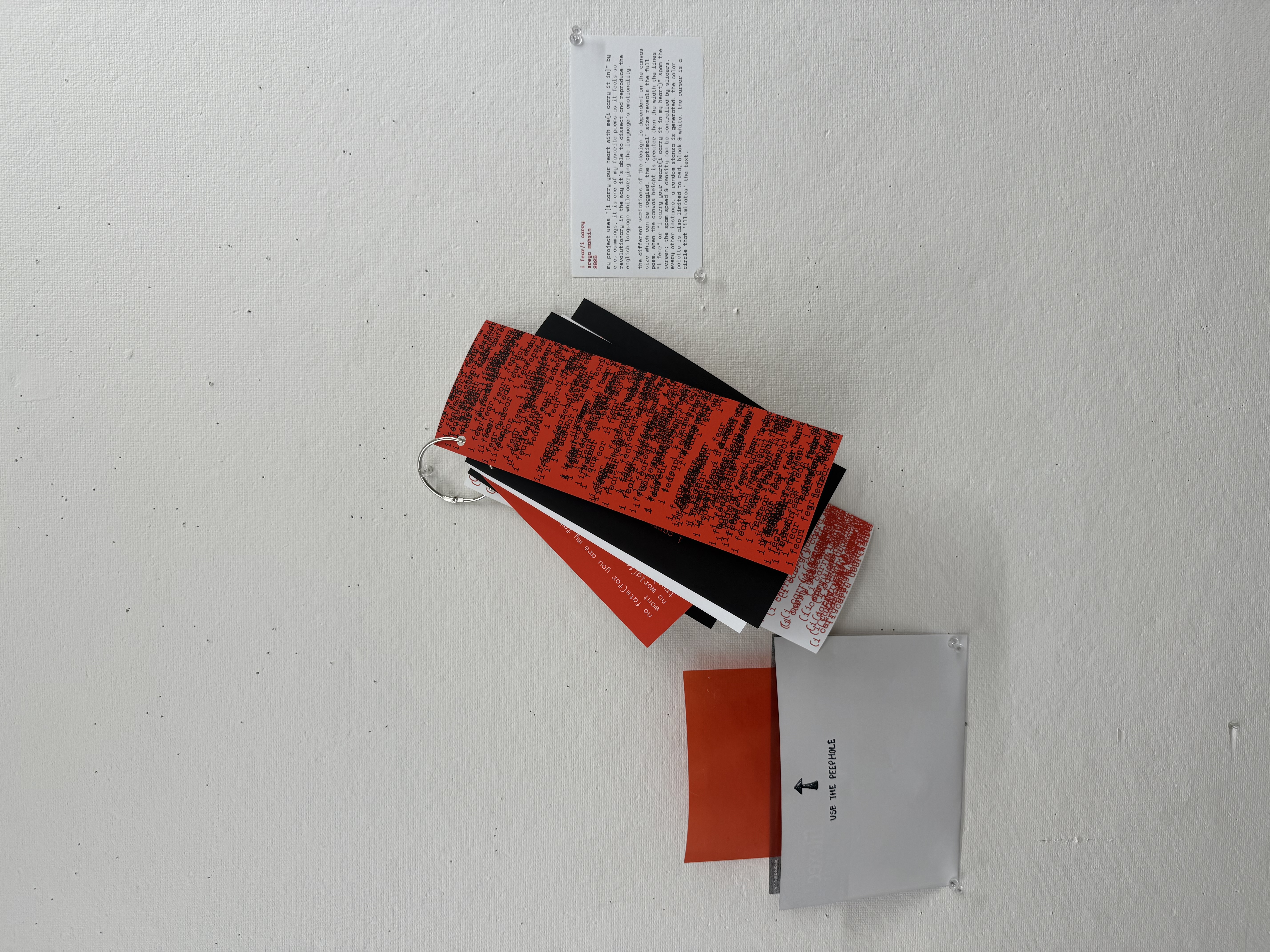 Physical rendition of work.