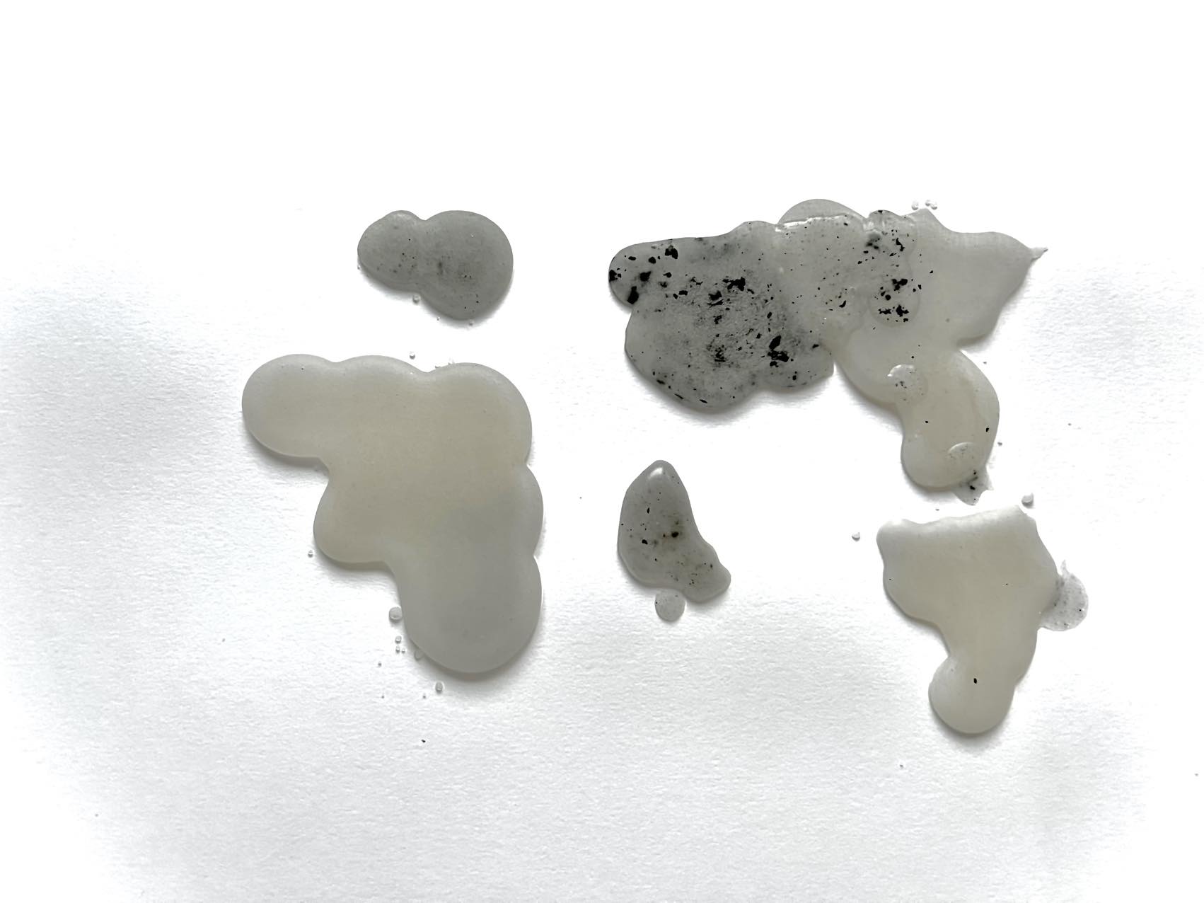 Early version of physical data of wax.