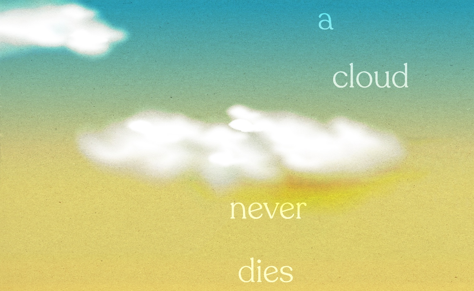 one of the cloud generated from the p5.js code