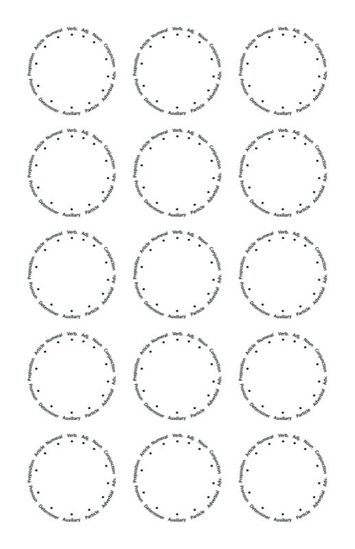 I use this template to connect the dots of parts of speech to shape graphics.